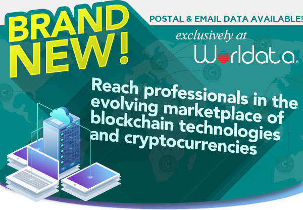 Brand New! Reach professionals in the evolving marketplace of blockchain technologies and cryptocurrencies.