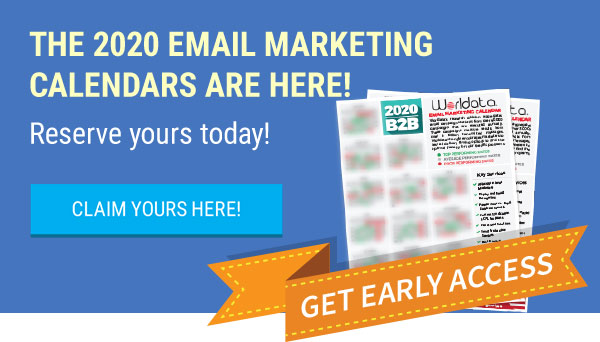 2020 Email Marketing Calendar