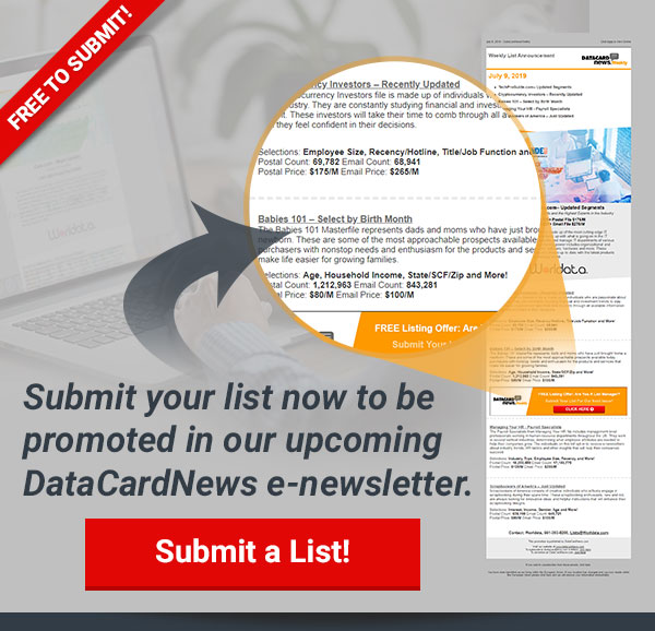 Data card newsletter