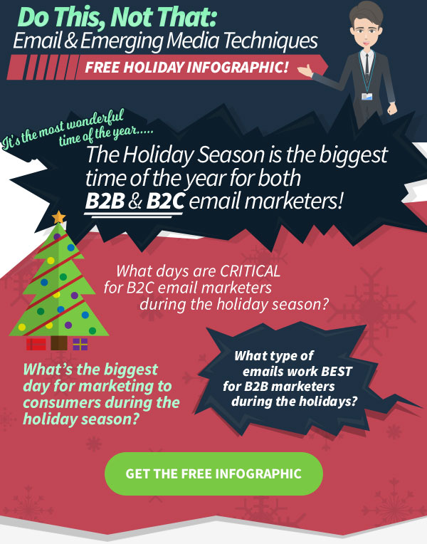 What days are CRITICAL for B2C email marketers during the holiday season? Get the Free Infographic.